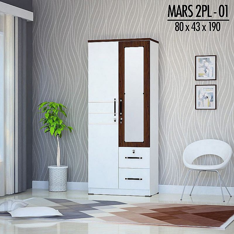 Jual LEMARI 2 PINTU ASTROBOX MARS 2PL 01 Shopee Indonesia