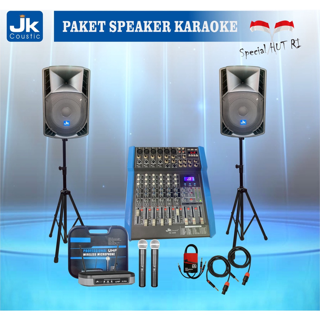 Jual Paket Speaker Karaoke Jk Coustic Speaker Inc Shopee Indonesia