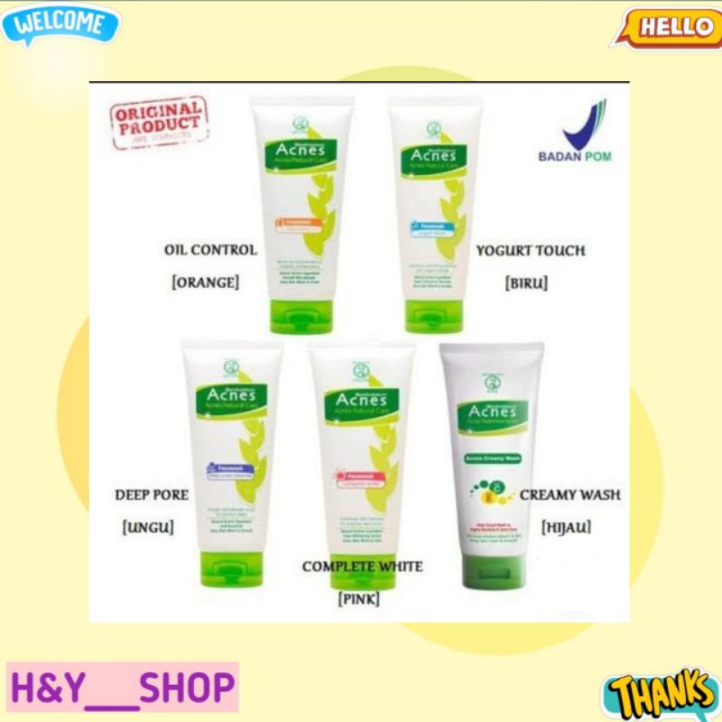 Jual ACNES CREAMY WASH FOAMING WASHING BAR SERIES SABUN CUCI MUKA