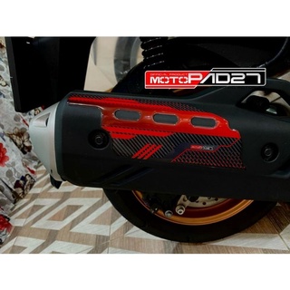 Jual Stiker Knalpot PCX 160 Resin Timbul Cover Tameng Pelindung Cover