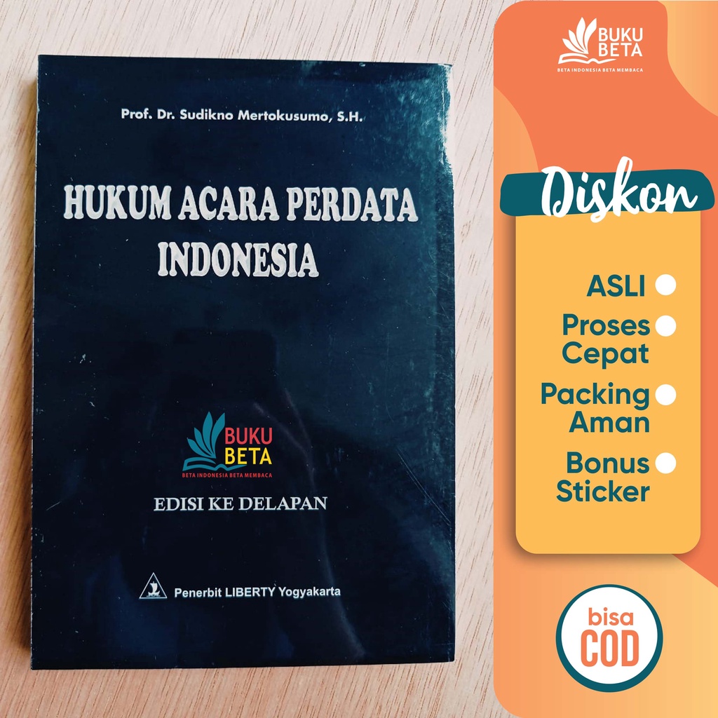 Jual Hukum Acara Perdata Indonesia Sudikno Mertokusumo Shopee Indonesia