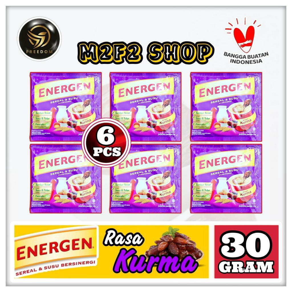 Jual Energen Sereal Dan Susu Berenergi Rasa Kurma 30 Gr Kemasan 6