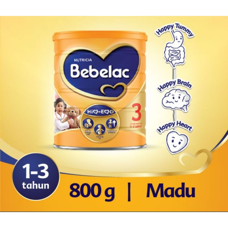 Jual Bebelac 3 Vanila Madu 800gram Exp 2025 Shopee Indonesia