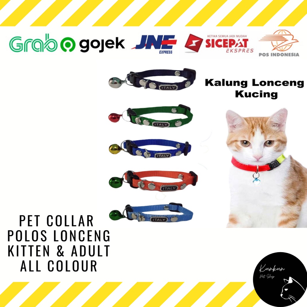 Jual KALUNG LONCENG KUCING POLOS ITALY ACESSORIS Shopee Indonesia