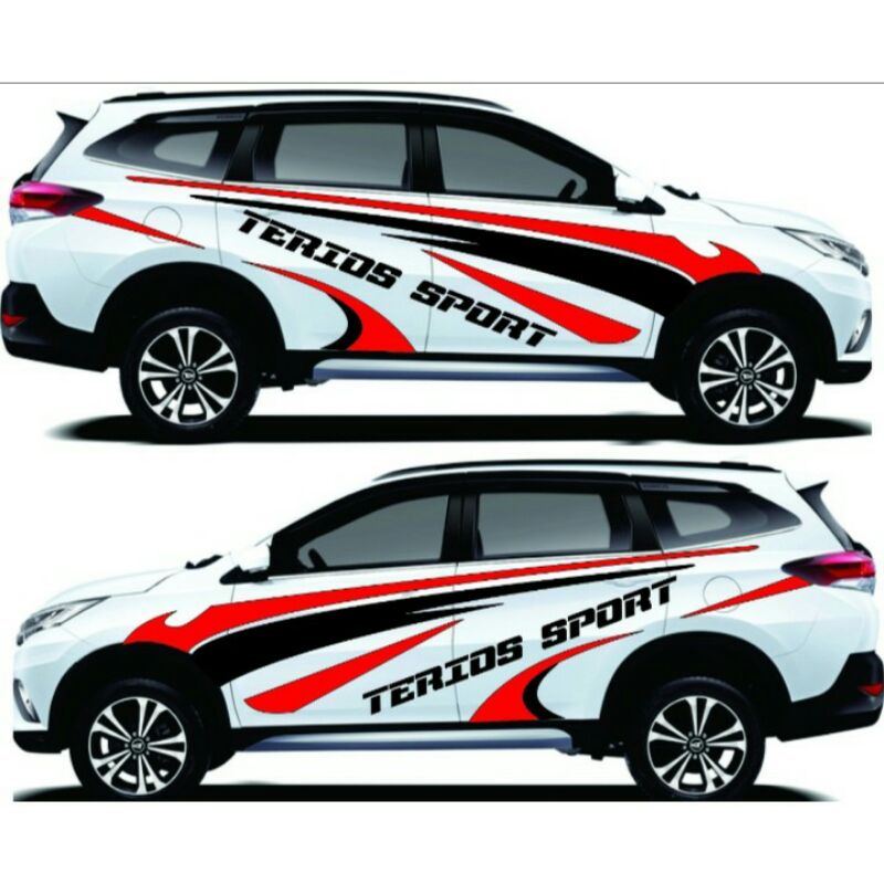 Jual Sticker Stiker Mobil Terios Sport Cutting Stiker Mobil Daihatsu