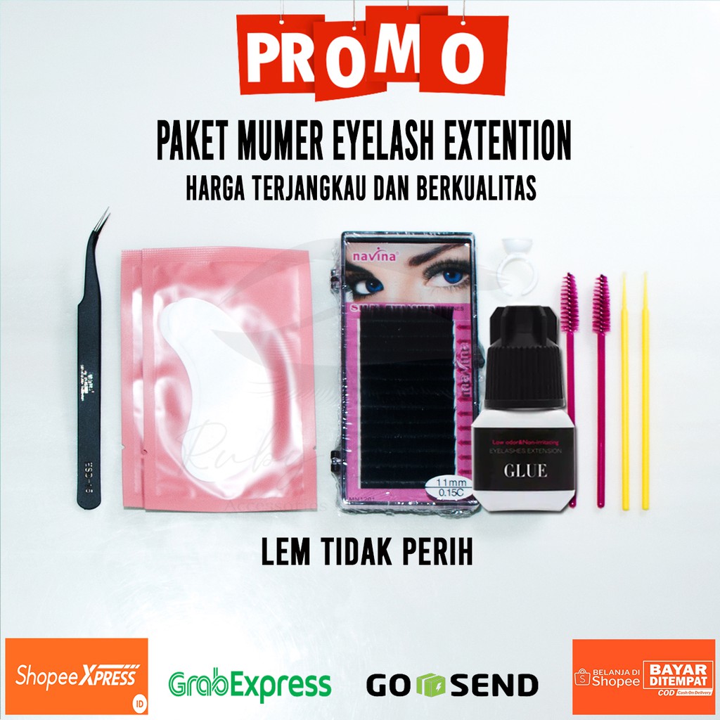 Jual Paket Eyelash Extension Paket Eyelash Bulu Mata Paket Bulu