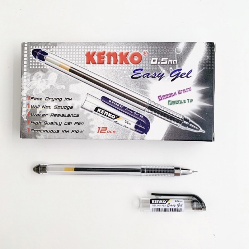 Jual PULPEN KENKO EASY GEL 0 5mm 12pcs Shopee Indonesia