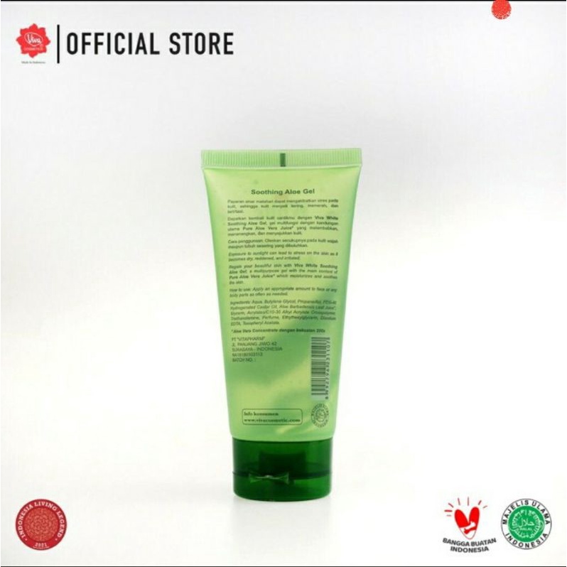 Jual Viva White Soothing Aloe Gel G Shopee Indonesia