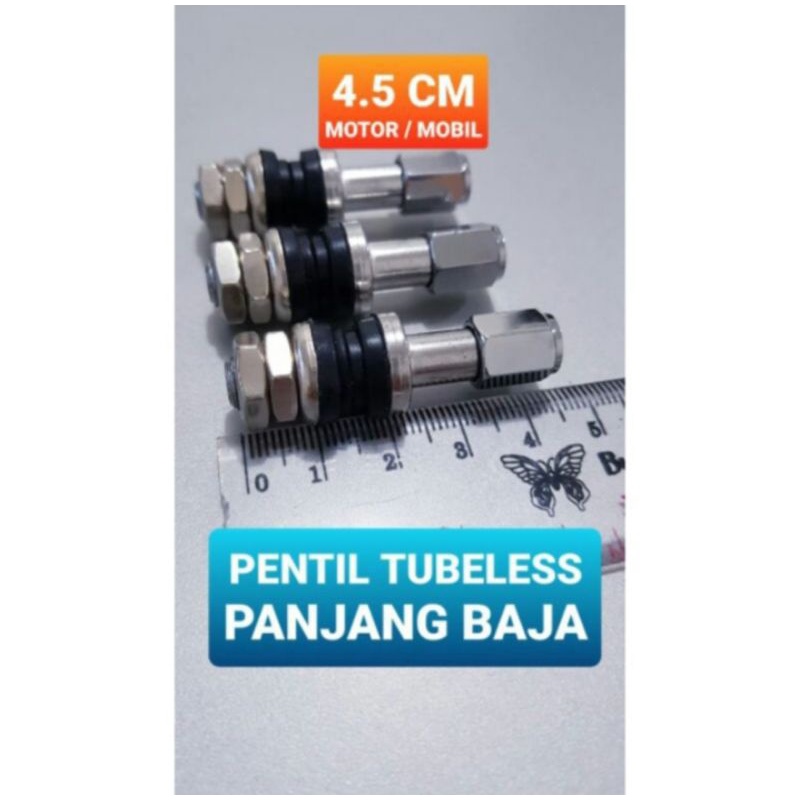 Jual Pentil Tubeless Motor Mobil Drat Dalam Besi Panjang 4 5cm