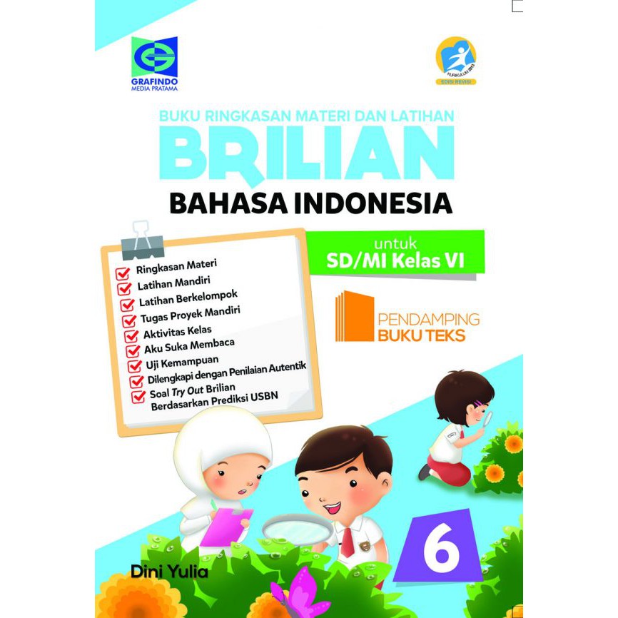 Jual Buku Ringkasan Materi Dan Latihan BRILIAN BAHASA INDONESIA SD