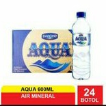 Jual Aqua Air Mineral Btl 600ml Shopee Indonesia