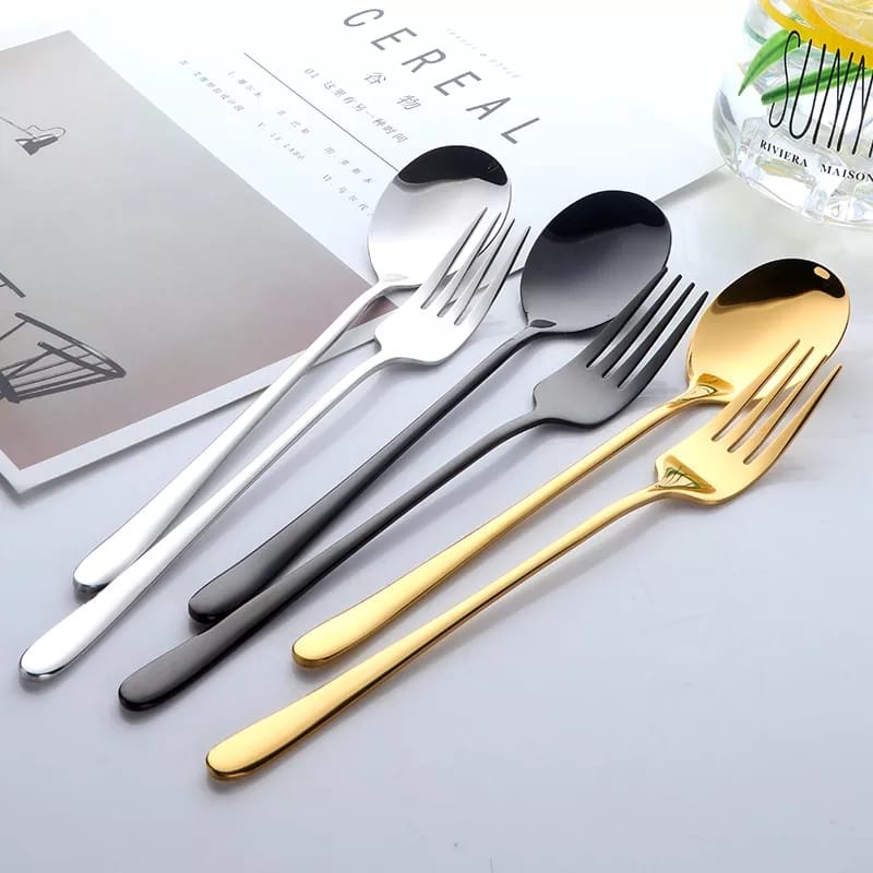 Jual Sendok Garpu Korea Stainless H Korean Spoon Fork Stainless