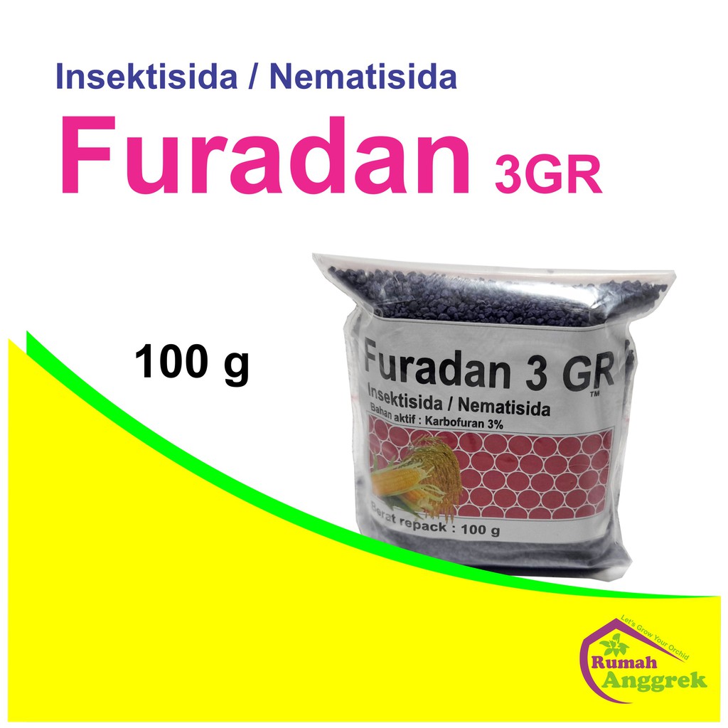 Jual Nematisida Furadan 3 GR Repack 100 G Insektisida Obat Hama Tanaman