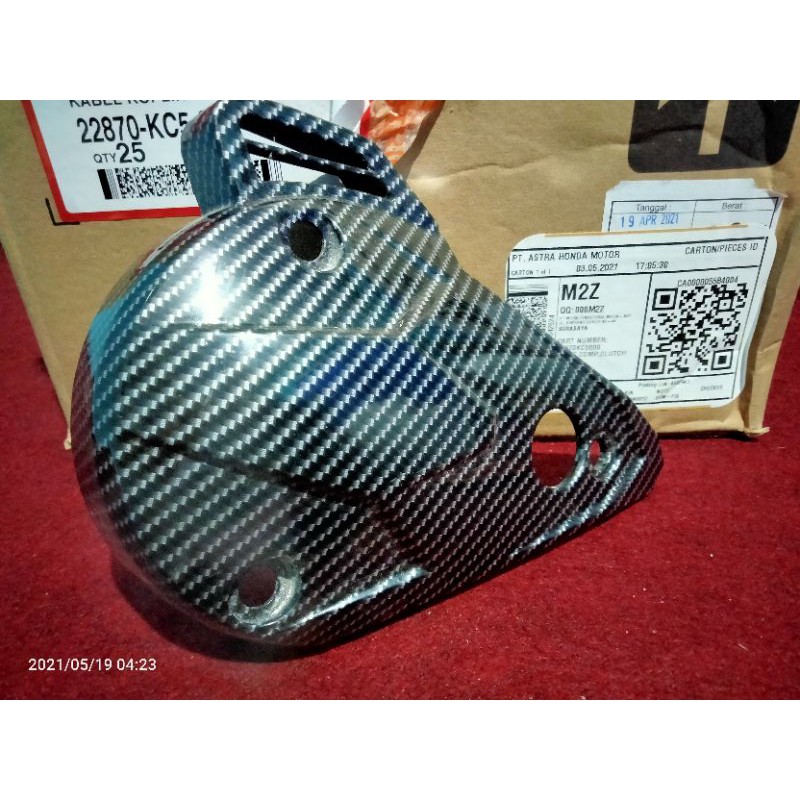 Jual Cover Tutup CVT Vario 125 150 Led Carbon Air Duct Karbon Shopee