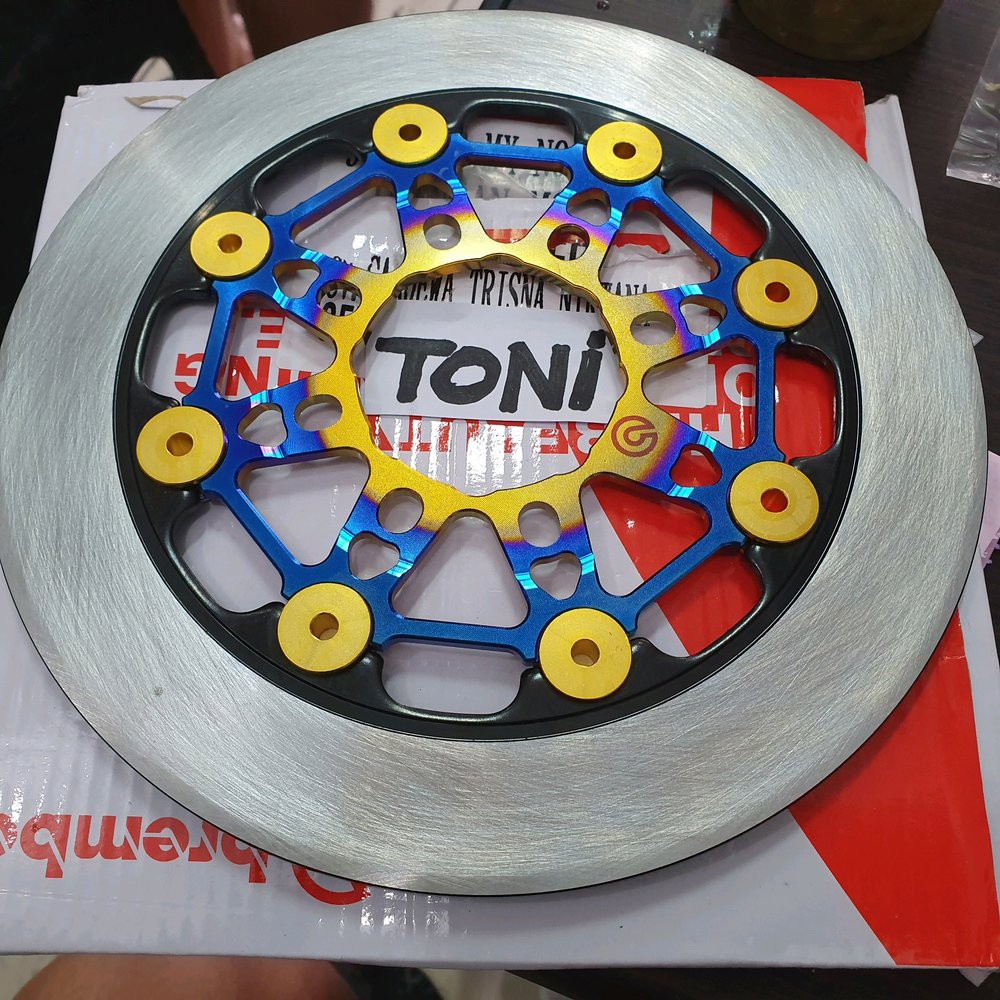 Jual Piringan Cakram Brembo Two Tone 220 Mm Motor Mio Soul Nisin Nissin