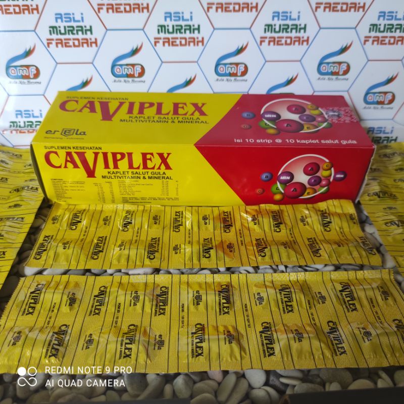 Jual Multivitamin Caviplex Strip Isi Tablet Shopee Indonesia