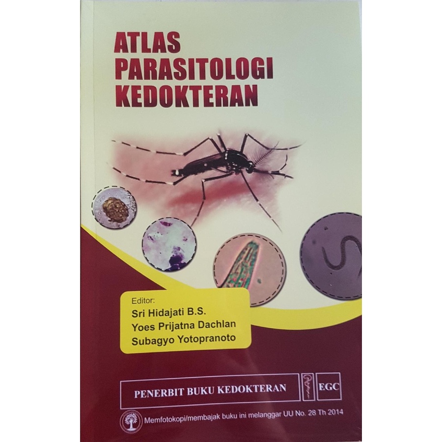 Jual Atlas Parasitologi Kedokteran Sri Hidajati Original Shopee