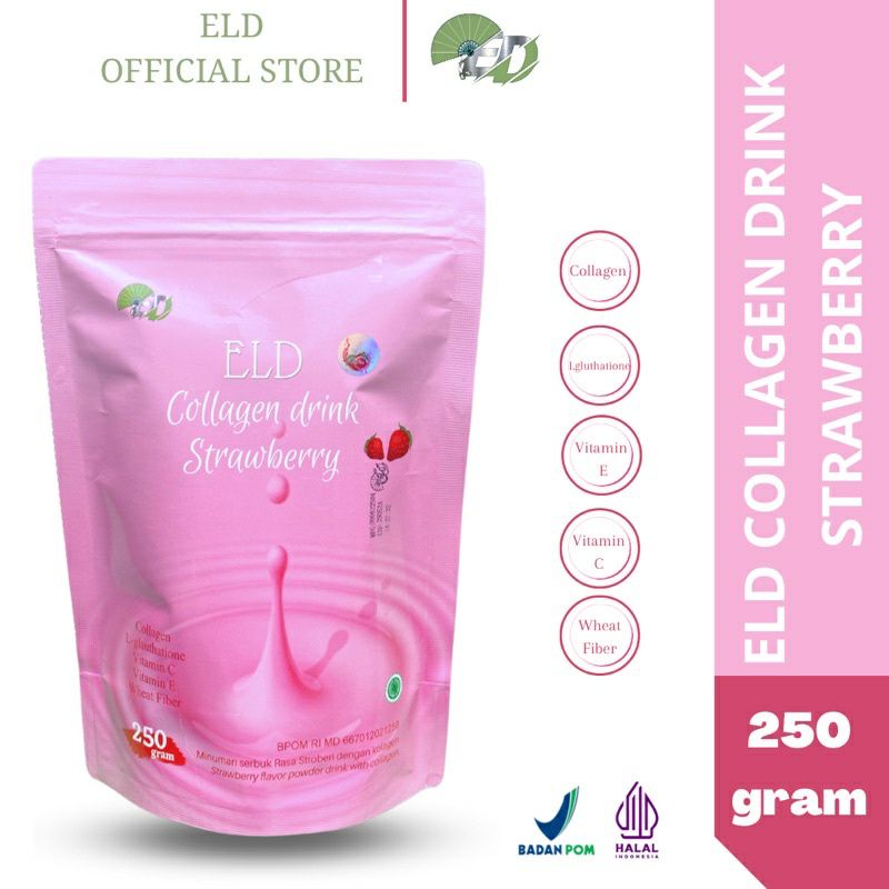 Jual ELD COLLAGEN DRINK STRAWBERRY 250 GRAM Shopee Indonesia