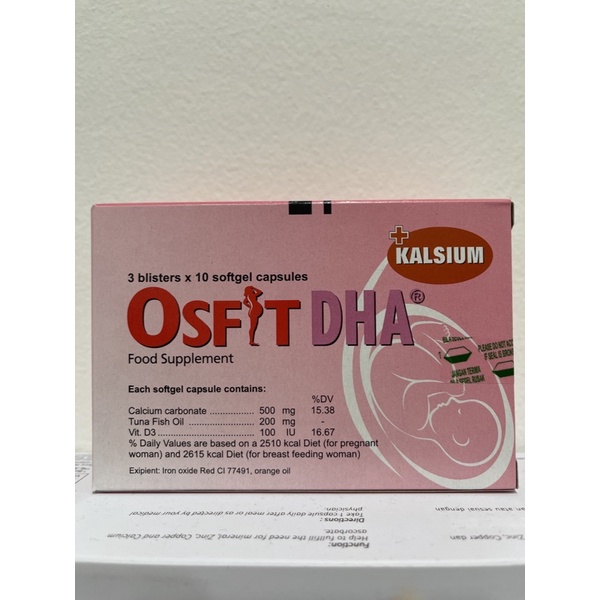 Jual Osfit Dha Box Soft Caps Memenuhi Kebetuhan Calsium Saat