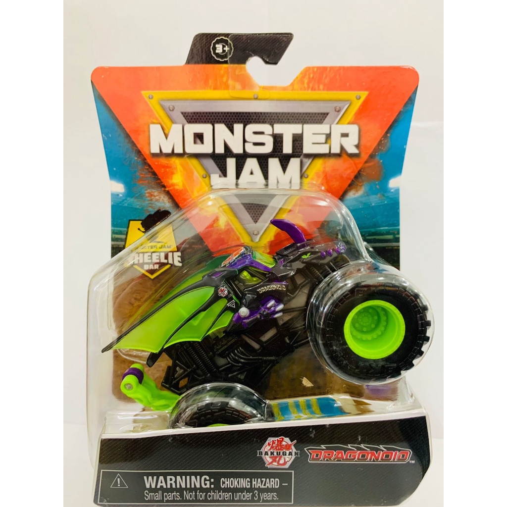 Jual Monster Jam Wheelie Bar DRAGONOID BAKUGAN Scale 1 64 Trucks Hot