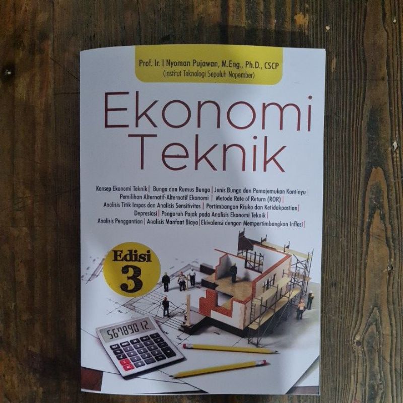 Jual Ekonomi Teknik Edisi By I Nyoman Pujawan Shopee Indonesia