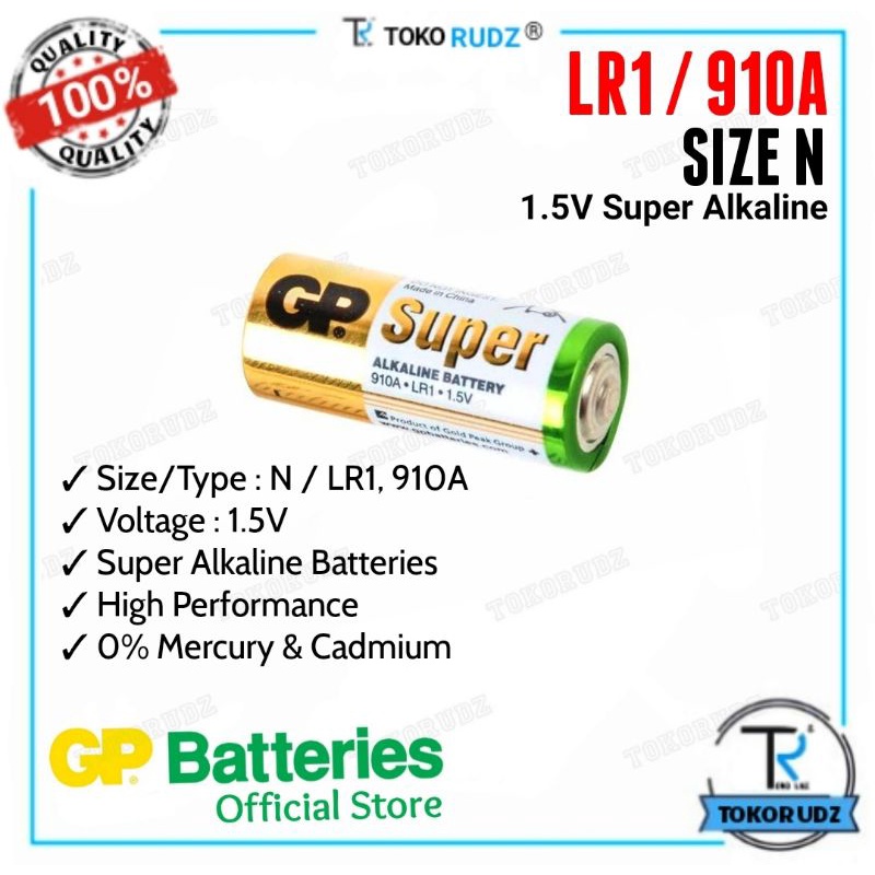 Jual Baterai Batre Lr A V Super Alkaline Gp Original Battery Isi