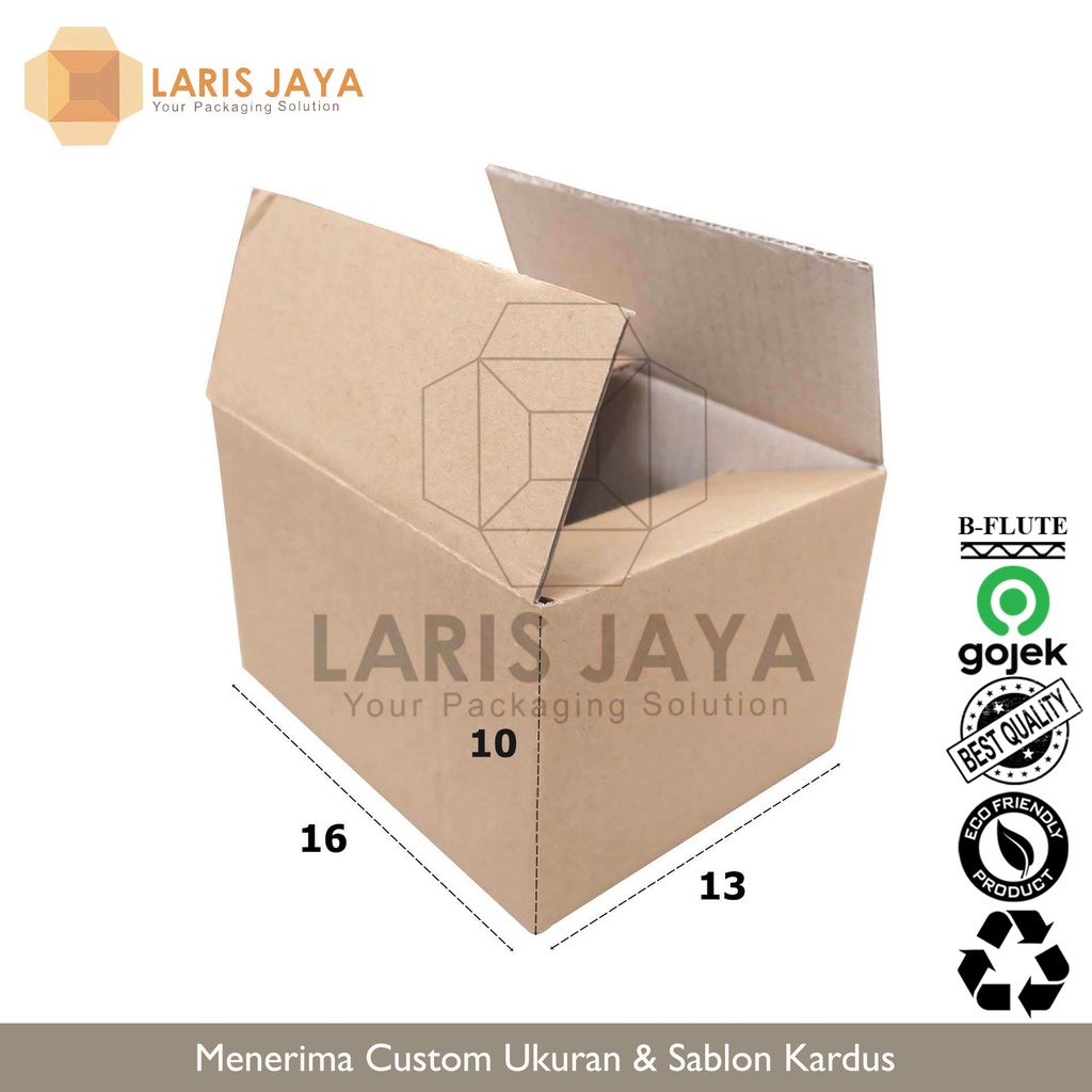 Jual Kardus Box Karton Kotak Packing Hampers Gift Polos Baru 16