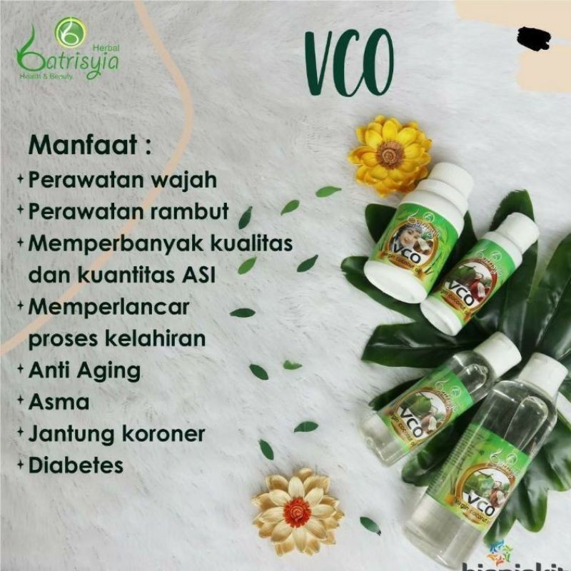 Jual Vco Batrisyia Virgin Coconut Oil Shopee Indonesia