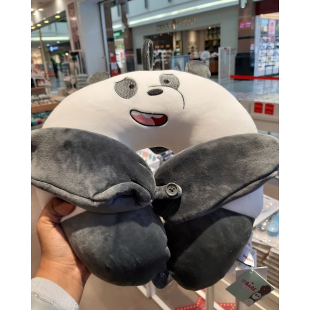 Jual Miniso X We Bare Bears Bantal Leher Penutup Mata Upillow With Eye