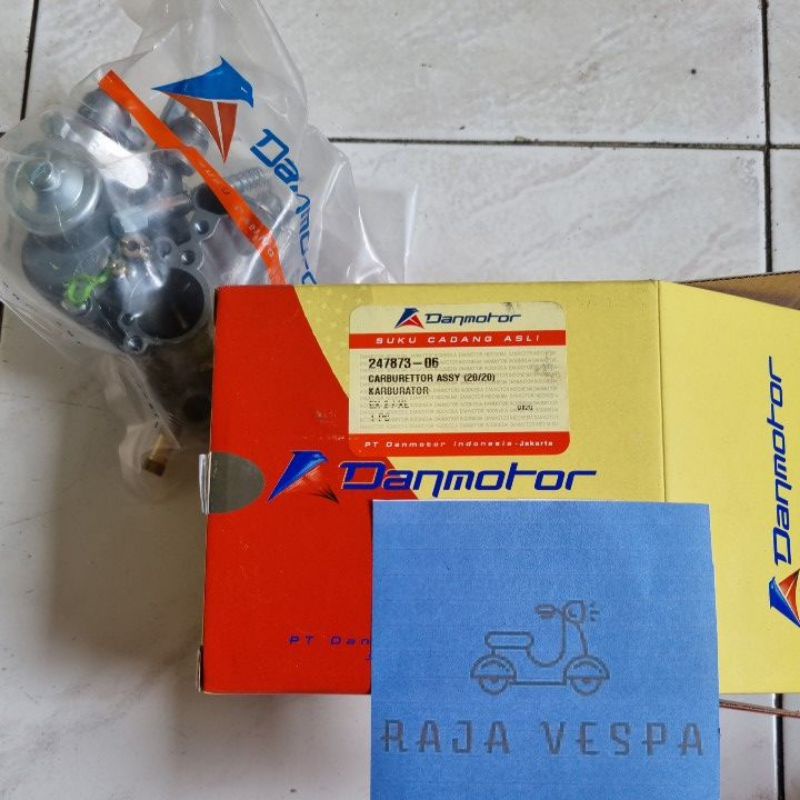 Jual Karburator 20 20 Danmotor Vespa Excel Shopee Indonesia