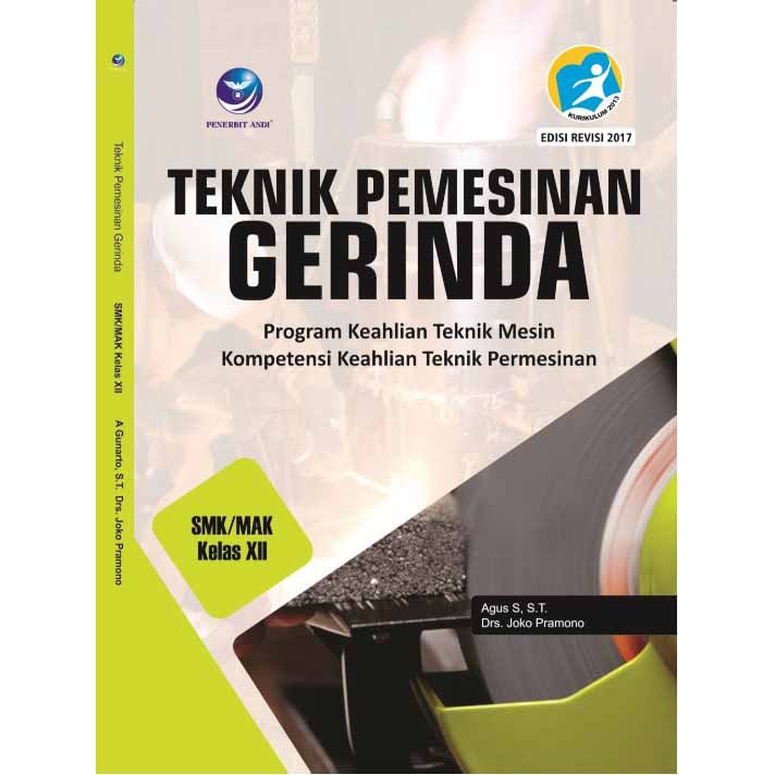 Jual Buku Teknik Pemesinan Gerinda SMK MAK Kelas XII Edisi Revisi