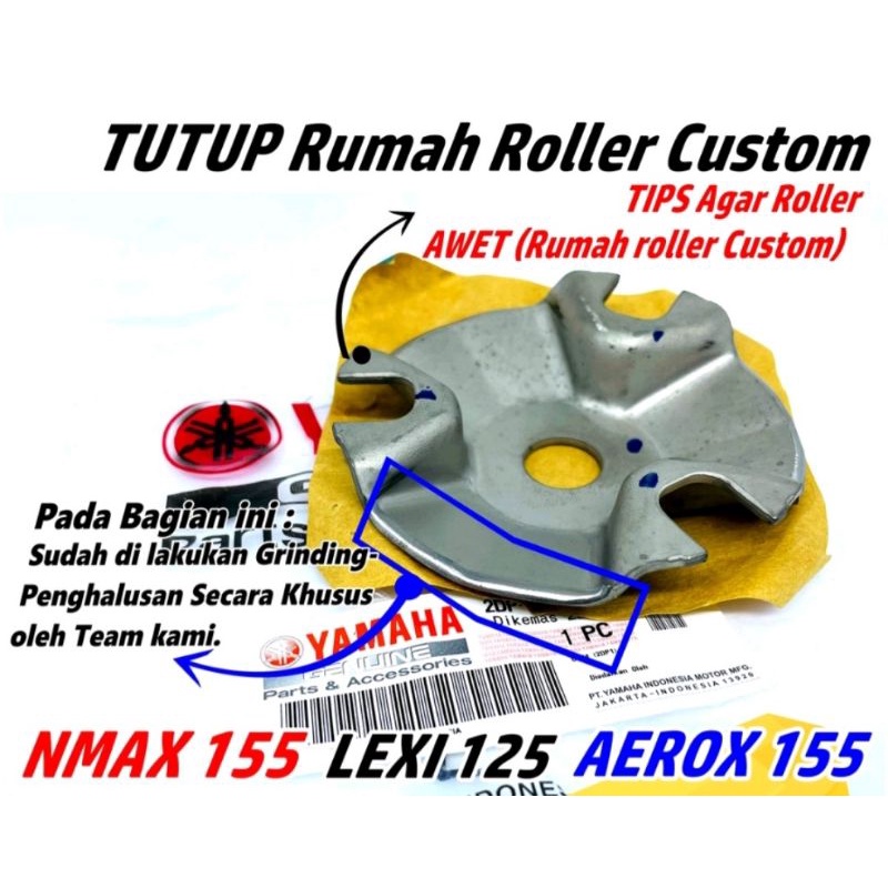 Jual Tutup Rumah Roller Yamaha Nmax Aerox Lexi Sudah Di Custom Haluskan