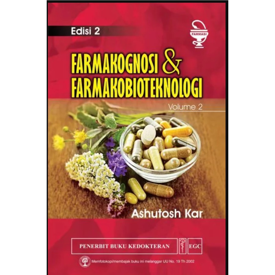 Jual Buku ORI Buku Farmakognosi Farmakobioteknologi Edisi 2 Volume