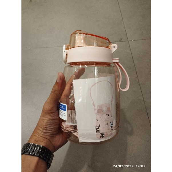 Jual Miniso Botol Minum We Bare Bears Lucu With Sticker Shopee Indonesia