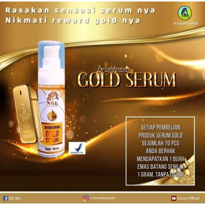 Jual SERUM GOLD NRL KOSMETIK Shopee Indonesia