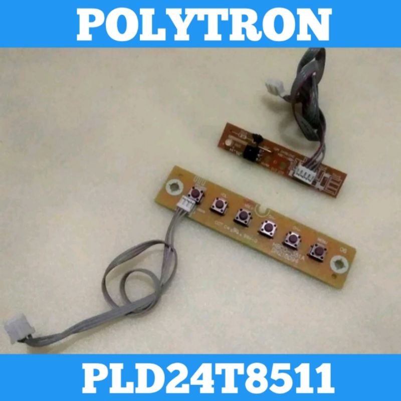 Jual Pcb Sensor Pcb Tombol TV LED POLYTRON PLD24T8511 Sensor TV