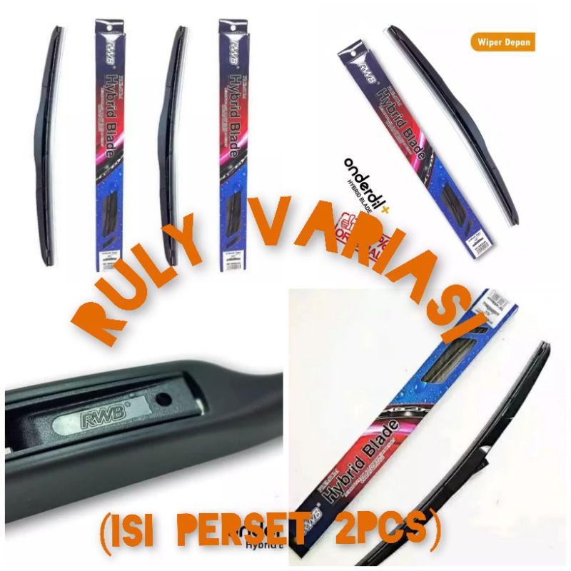 Jual Wiper Wipper Wifer Depan Mobil Toyota Innova Hybrid Rwb Blade