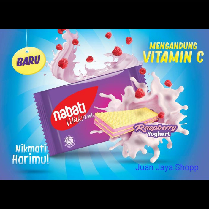 Jual Nabati Vitakrim Raspberry Yogurt Gr Pcs Shopee Indonesia