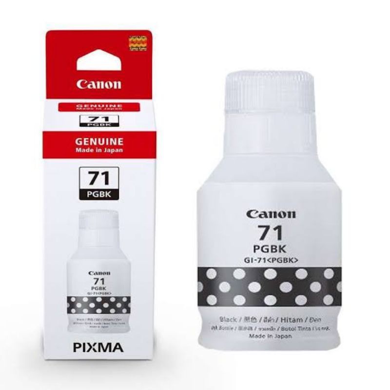 Jual Tinta Canon GI 71 PGBK Gl 71 BLACK 100 ORIGINAL For Canon G1020