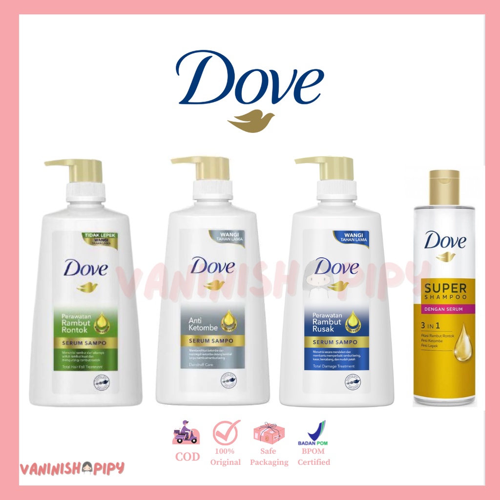 Jual Dove Shampoo Hair Fall Perawatan Rambut Anti Rontok Anti Ketombe