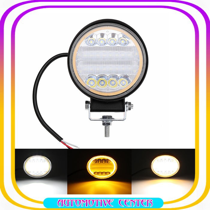 Jual Lampu Tembak Sorot Led Model Bulat Work Light W Warna Putih