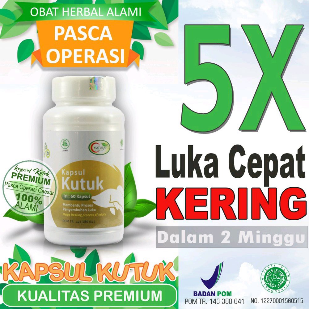 Jual Obat Herbal Alami Pasca Operasi Sesar Caesar 5X Luka Cepat Kering