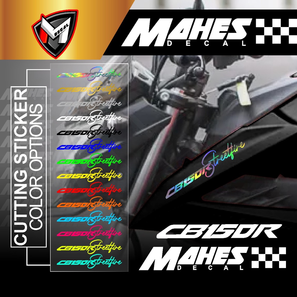 Jual Mahes Decal Cutting Sticker CB 150 R Aksesoris Stiker Lis