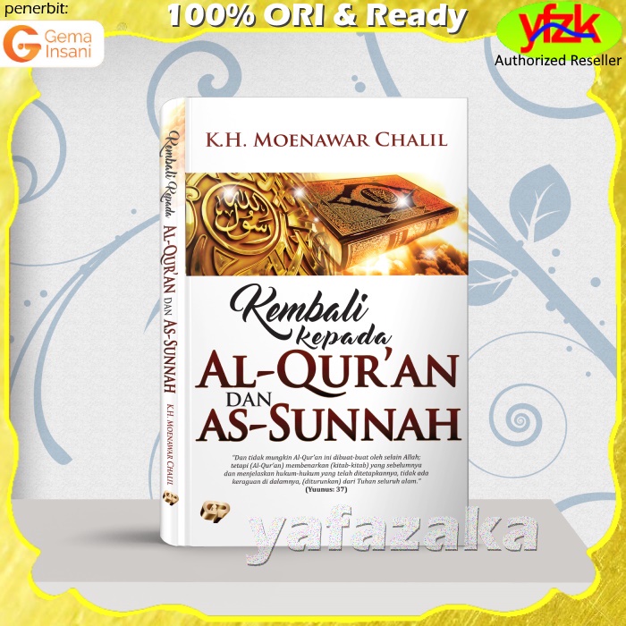 Jual Buku Kembali Kepada Al Quran Dan As Sunnah Shopee Indonesia