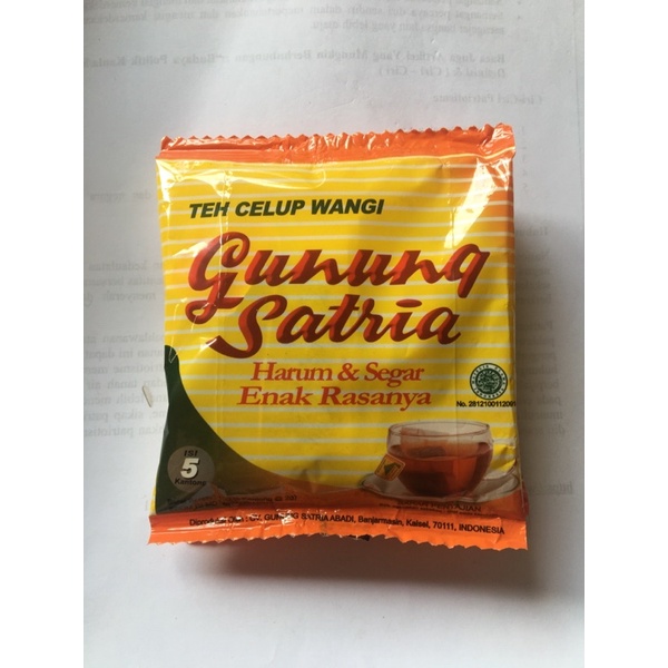 Jual Teh Celup Wangi Gunung Satria Sachet Shopee Indonesia