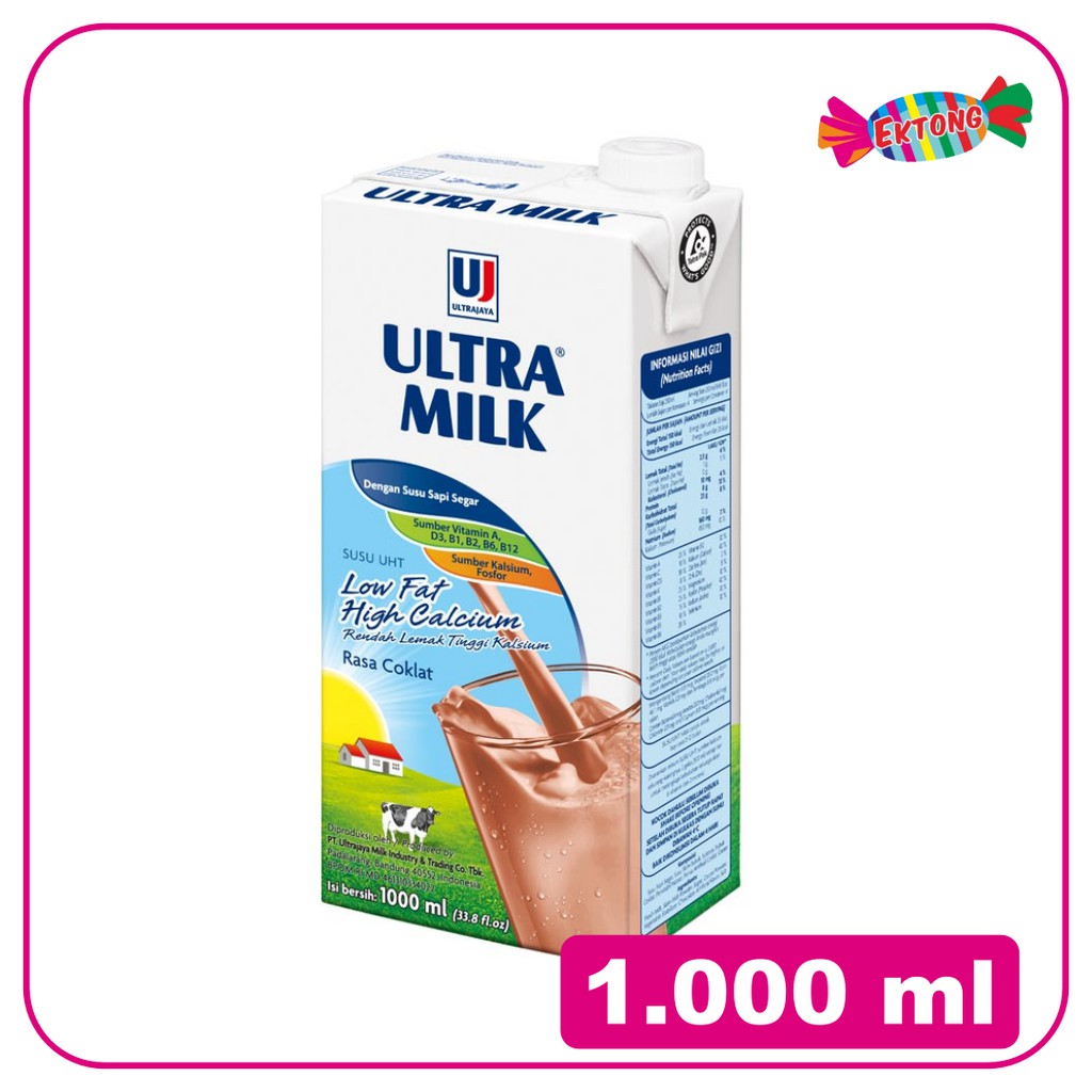 Jual Susu Ultra Low Fat High Calsium Ml Coklat Shopee Indonesia