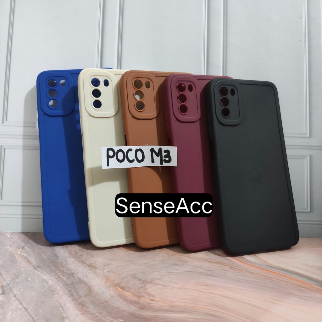 Jual Pro Camera SoftCase Full Cover Matte Edge Case Xiaomi Poco M6 Pro