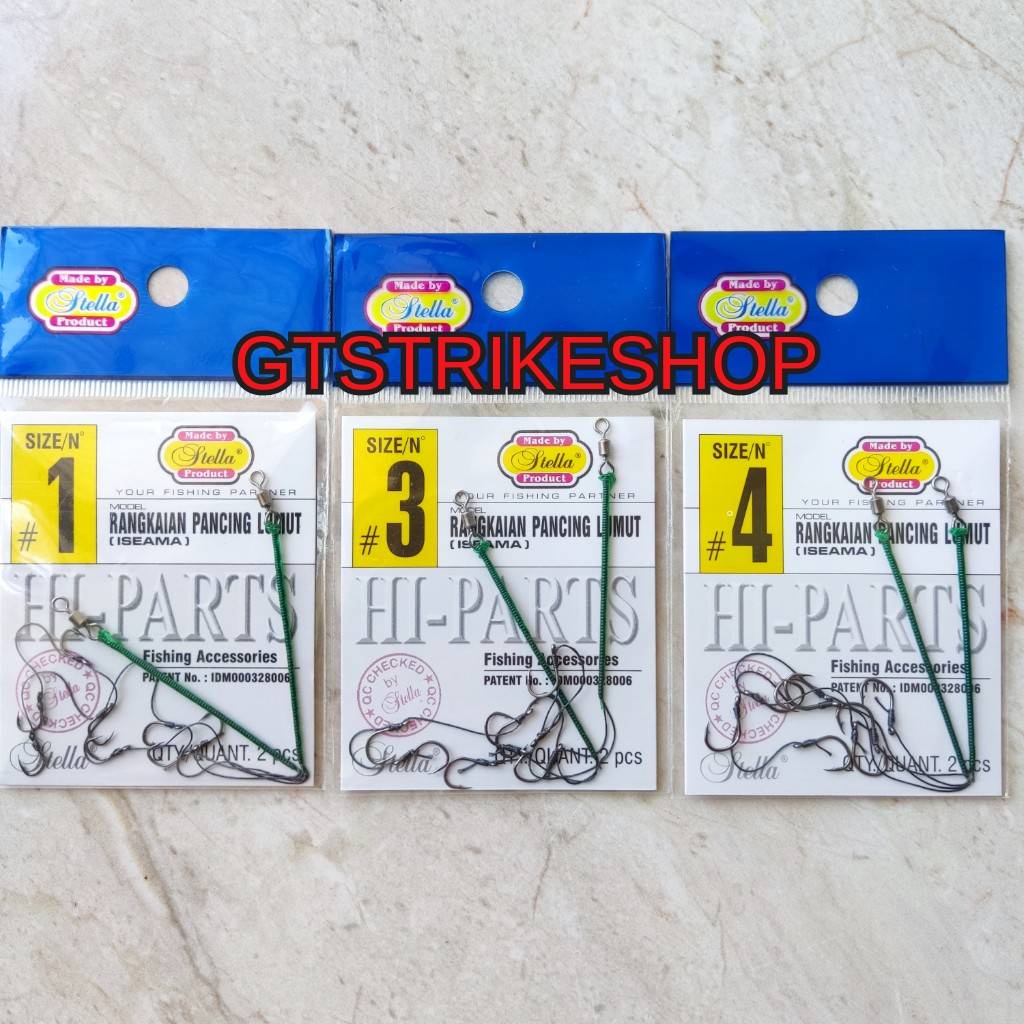 Jual Rangkaian Pancing Lumut Siap Pakai Size Stella Product