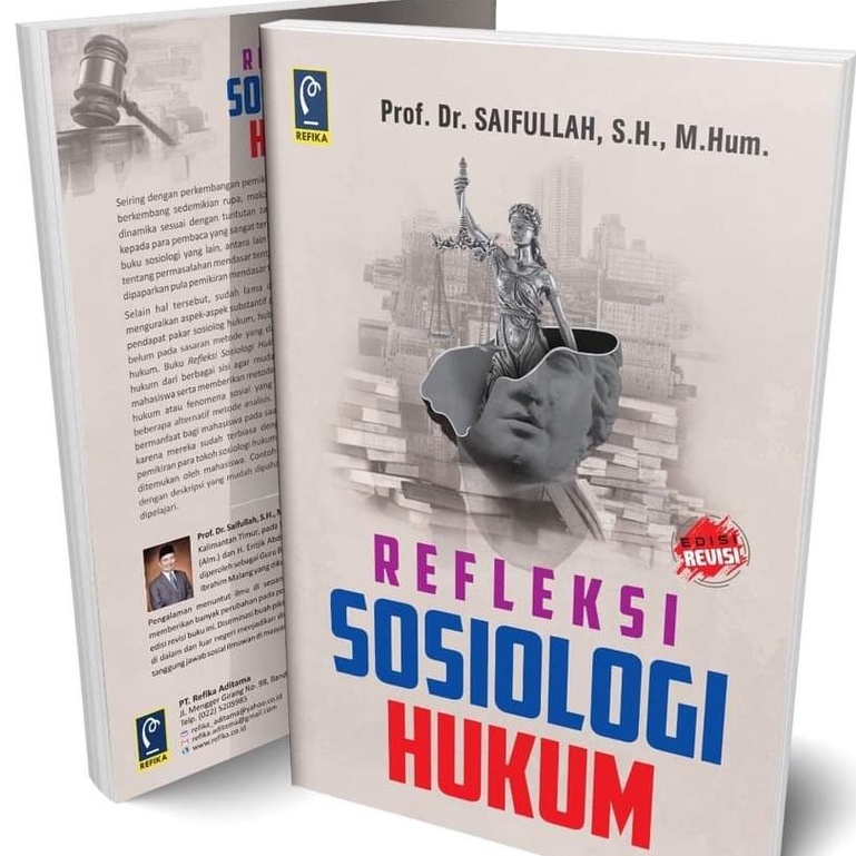 Jual Refleksi Sosiologi Hukum Edisi Revisi Saifullah Rf Shopee