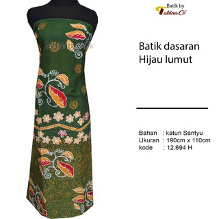 Jual Seragam Kain Batik Tulis Madura Warna Hijau Lumut Motif Serupa